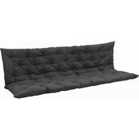 Swing Chair Cushion Anthracite 200 x 49 x 6 cm Polyester vidaXL