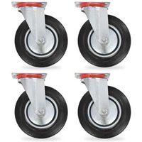 12 pcs Swivel Casters 200 mm Vidaxl