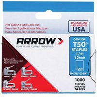 Arrow - T50M 505m Monel Staples 8mm ( 5/16in) Box 1000 ARRT50516MS