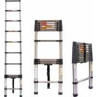 Briefness - Telescopic Ladder Extendable Step Ladder Folding Multi Purpose Loft Ladders diy