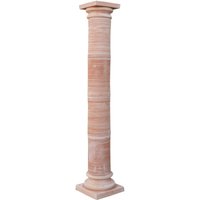 Biscottini - Terracotta gazebo pergola column 100% Made in Italy entirely handmade