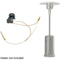 Tlily - Thermocouple and Tilt Switch for Patio Heater Dump Switch for Propane Heater Patio Heater Outdoor Gas Heater Repair Kit