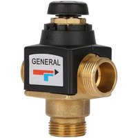 Thermostatic mixing valve for solar water heater - Brass - 3-way male thread DN20