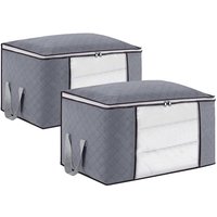 Tinor - Thick Non-woven Quilt Storage Bag, Under Bed Storage Bag, Clothing Storage Bag, 60 x 40 x 35 cm