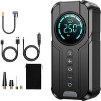 Tonchean - Tire Inflatable Pump, Electric Air Compressor, Mini Portable Air Pump for Car Tire, Portable Charging Inflator, Preset Pressure, for Car