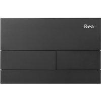 REA - toilet flush button t black