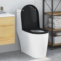 Vidaxl - Toilet Seat Black 48 x 36.5 x 4.5 cm Polypropylene