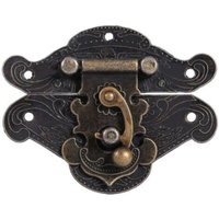 TONYSA Antique Bronze Alloy Padlock for Wooden Jewelry Cabinets (L)