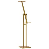 Trade Show Displays Gold 26.5 x 26.5 x 150 cm Steel vidaXL
