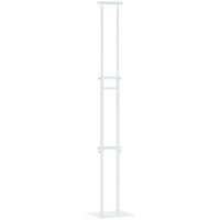 Trade Show Displays White 30 x 23.5 x 210 cm Steel vidaXL