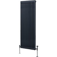 Monster-shop - Traditional 2 Column Radiator - 1800 x 562mm - Anthracite Grey