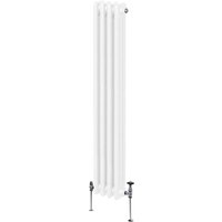 Monster-shop - Traditional 3 Column Radiator - 1500 x 202mm - White