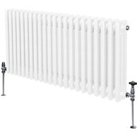 Monster-shop - Traditional 3 Column Radiator - 600 x 1012mm - White