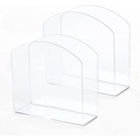 (Transparent) 2 Pieces Napkin Holders, U-Shaped Acrylic Paper Napkin Dispenser