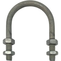 Graphskill - U-Bolt M12 x83 mm Thread, 86 mm Inside Diam, 138 mm Inside Height Galvanised