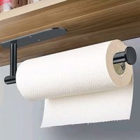 Under Cabinet Kitchen Roll Holder, Self-Adhesive Paper Roll Holder