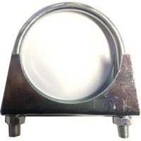 Graphskill - Universal Exhaust pipe clamp + U-bolt - 102 mm - bzp Mild Steel