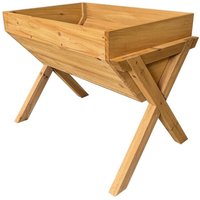 Veg-Trough Wooden Raised Vegetable Bed Planter (75cm)