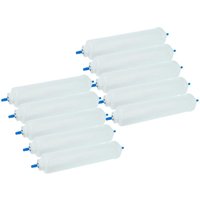 Vhbw - 10x Fridge Water Filter compatible with lg Electronics GS3159WBFV1, GS5162AEEV, GS5162AEFV, GS5162AVEV Refrigerator