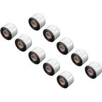 Vhbw - 10x Thermal Ribbon compatible with Intermec Honeywell PD42, PD41, PD43 Label Printer, 40 mm x 300 m, Wax Resin, Black