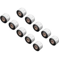 Vhbw - 10x Thermal Ribbon compatible with tsc TTP-384M, TTP-366M, TTP-368MT Label Printer, 40 mm x 300 m, Wax Resin, Black