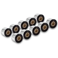 Vhbw - 10x Thermal Transfer Ribbon compatible with Valentin Vario II-Serie, Pica Printer Label Printer - Thermal Ribbon, 50 mm x 300 m, Black