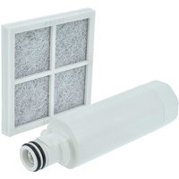 vhbw 1x air filter, 1x water filter compatible with LG GC-L24FFCBJ.AEVQEUR, GC-L24FFCBJ.AEVQGSF, GC-L24FFCBJ.AMBQGSF Fridge