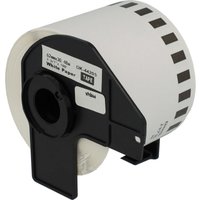 Vhbw - 1x Label Roll with Holder 62mm x 30.48m (1 Label) compatible with Brother pt QL720NW Label Maker - Premium, Removable