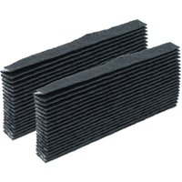 vhbw 2x Air Filter compatible with AEG 92506065203, 92506065400, 92506065200, 92506065201, 92506065202 Fridge - Activated Carbon