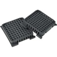 2x Air Filter compatible with Liebherr SCNsdd 5253-20B, SICNd 5153-20A, SICNd 5153-20B, SRBbsc 529i-22A Fridge - Activated Carbon - Vhbw