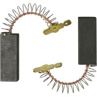 vhbw 2x Carbon Brush 5 x 12 x 33 mm compatible with Balay TS988, TS987, TS986, TS985, TS984, TS983, TS981 washing machine + Spring