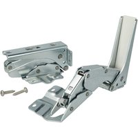 vhbw 2x Door Hinge compatible with Constructa CK841EF30, CK842AF30, CK74440, CK786EFE0, CK677AFE0, CK70240 Fridge - Repair Set