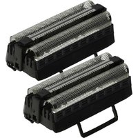 vhbw 2x Dual Shaver Foil compatible with Remington M2830, M8221, RS6963, RS7403, RS6720, RS6943 Electric Shaver + Frame, Black/Silver