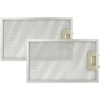 2x Filter Metal Grease Filter compatible with aeg HC3360-M, DK9990-M, X69453MD0, X56062MD10 Extractor Fan - 32.5 x 19.6 x 0.85 cm metal - Vhbw