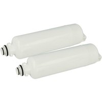 2x Fridge Water Filter compatible with Neff KA3923IE0G/01, KA3902I20/12, KA3902B20G/09, KA3923IE0/01, KA3902I20G/09 Refrigerator - Vhbw