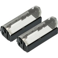 2x Shaver Foil compatible with Braun Formula 3025, 3509, 1, 3008, 3012, 3020, 3009, 3010 Electric Shaver + Frame - Vhbw