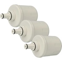 3x Fridge Water Filter compatible with Samsung RS253BAWW, RS2544SL, RS253BASB, RS253BAVQ, RS253BABB, RS2545SH Refrigerator - Vhbw