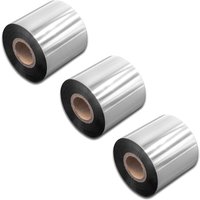 Vhbw - 3x Thermal Ribbon compatible with Datamax Honeywell H-Class, H-8308 Label Printer, 60 mm x 300 m, Wax Resin, Black