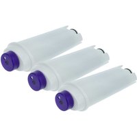 3x Water Filter compatible with DeLonghi ecam 23.120.BSB, ecam 23.120.SB Coffee Machine, Espresso Machine - White - Vhbw