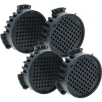 Vhbw - 4x Air Filter compatible with Liebherr cbef Fridge - Activated Carbon