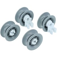 vhbw 4x Basket Roller for Dishwasher Lower Basket Tray compatible with Siemens SE24A230GB, SE24A230FF/37, SE24A230FF Dishwasher - Diameter 31 mm