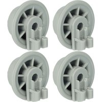 Vhbw - 4x Basket Roller for Dishwasher Lower Basket Tray Replacement for Küppersbusch 426483, K426483 for Dishwasher - Diameter 35 mm