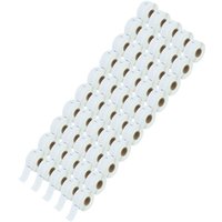 vhbw 50x Label Roll 19mm x 51mm (220 Label) Replacement for Dymo 1355 for Label Maker White