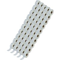 Vhbw - 50x Label Roll 25mm x 54mm (500 Label) compatible with Seiko Smart Label Printer SLP200, SLP220 Label Maker White