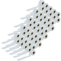 Vhbw - 50x Label Roll 38mm x 190mm (110 Label) compatible with Dymo LabelWriter 330 Turbo ii, 400 Duo Label Maker White