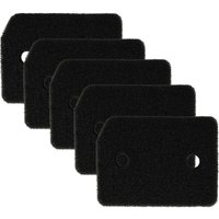 5x evaporator filter sponge compatible with Miele TWB140WP, TSF663WP, TWE520WP, TSJ663WP, TSD443WP, TWD360WP, TSF643WP, TWD440WP Tumble Dryer - Vhbw