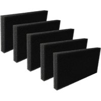 5x foam filter compatible with Gorenje d 8565 no, D8565NR, D8565NO, d 8565 nr, d 8565 n, D8565NB, D8565NA, d 8565 nb, d 8565 na Tumble Dryer - Vhbw