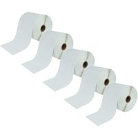 Vhbw - 5x Thermal Label Roll 101.5mm x 152mm (500 Label) compatible with Zebra ZT230, ZT220, ZT400 Label Maker - Self-Adhesive