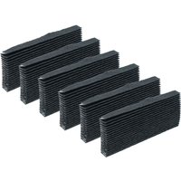 vhbw 6x Air Filter compatible with AEG RME954F9VX CEU, RMB96726VX, RMB96729VX Fridge - Activated Carbon