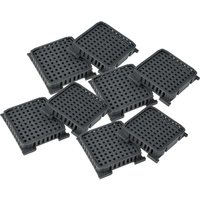 vhbw 8x Air Filter compatible with Liebherr Rsfe 5020-20A, Rsfe 5220-20A, Rsff 4600-20A, SBNsdd 5264-20A Fridge - Activated Carbon